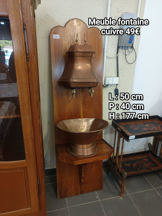 Meuble fontaine cuivre 059571