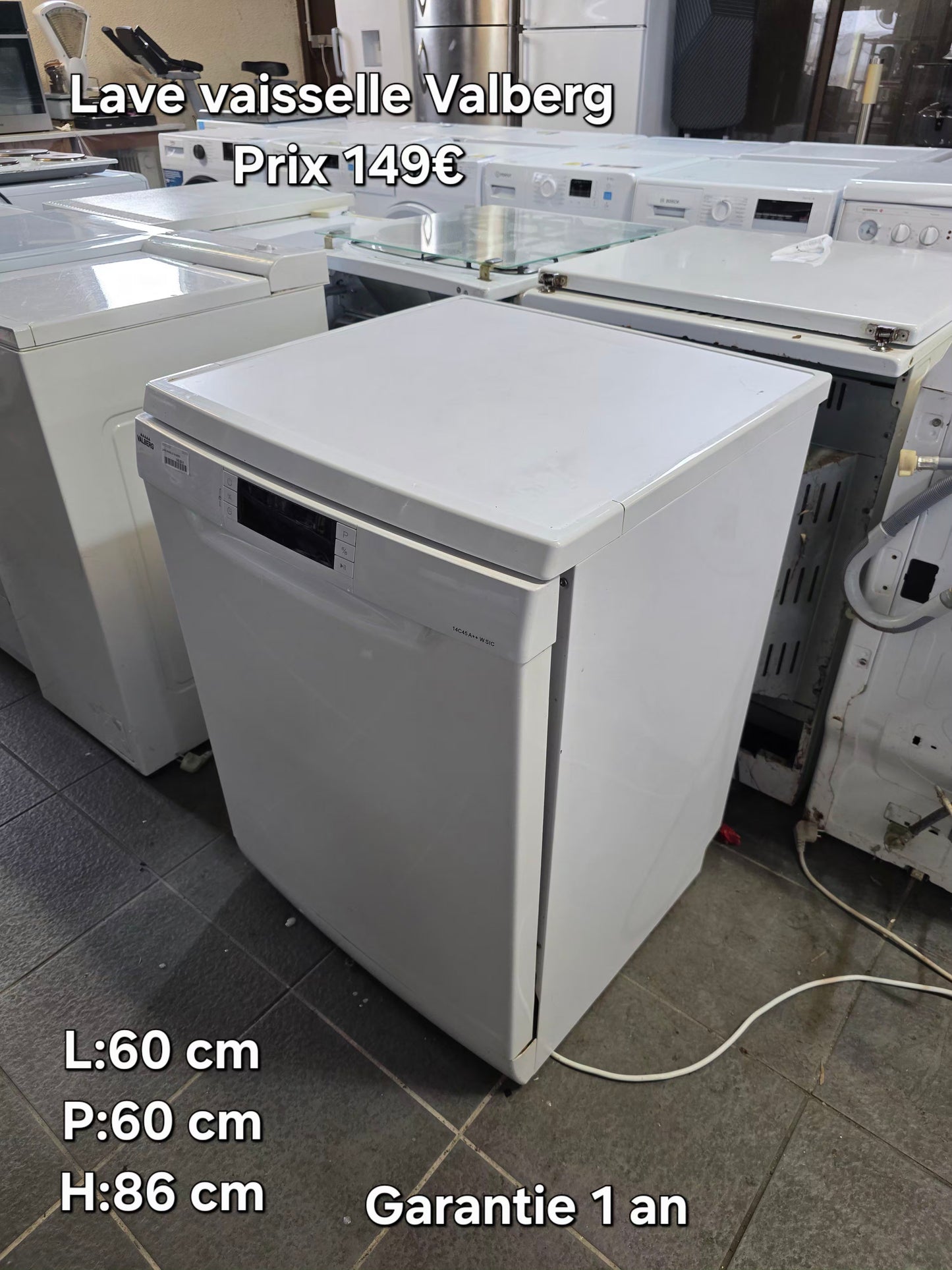 Lave vaisselle Valberg 053314