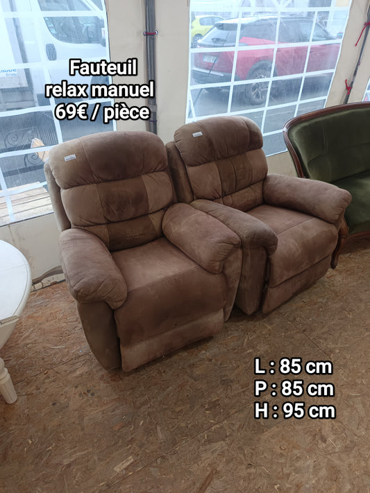 Fauteuil relax manuel 051288