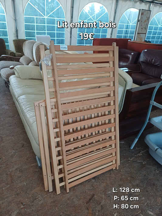 Lit enfant bois 057645