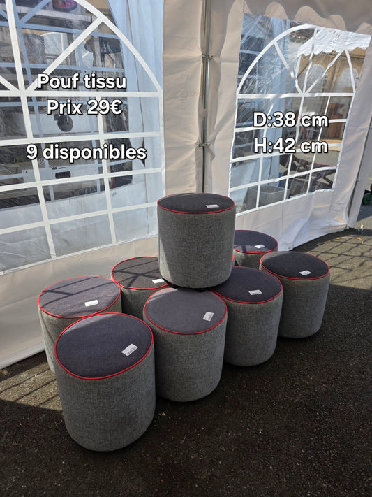 Pouf tissu 046606