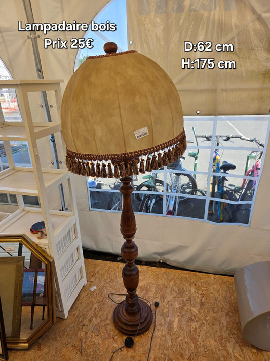 Lampadaire bois 048744