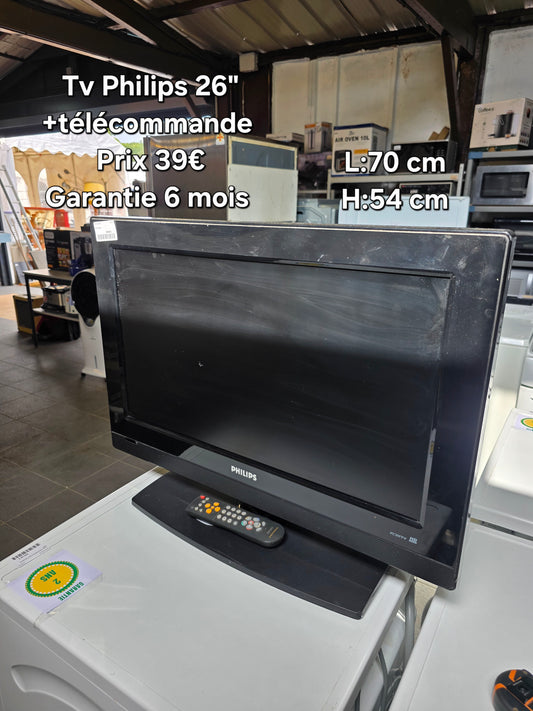 Tv Philips 26"+ télécommande 047948