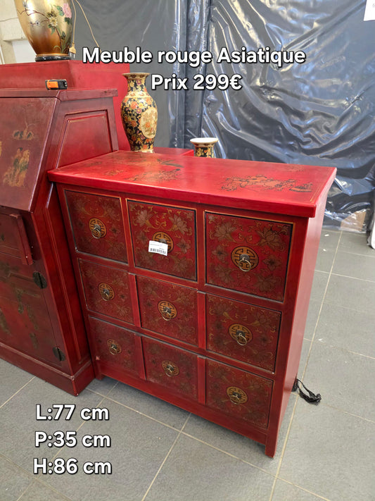 Meuble rouge 050660