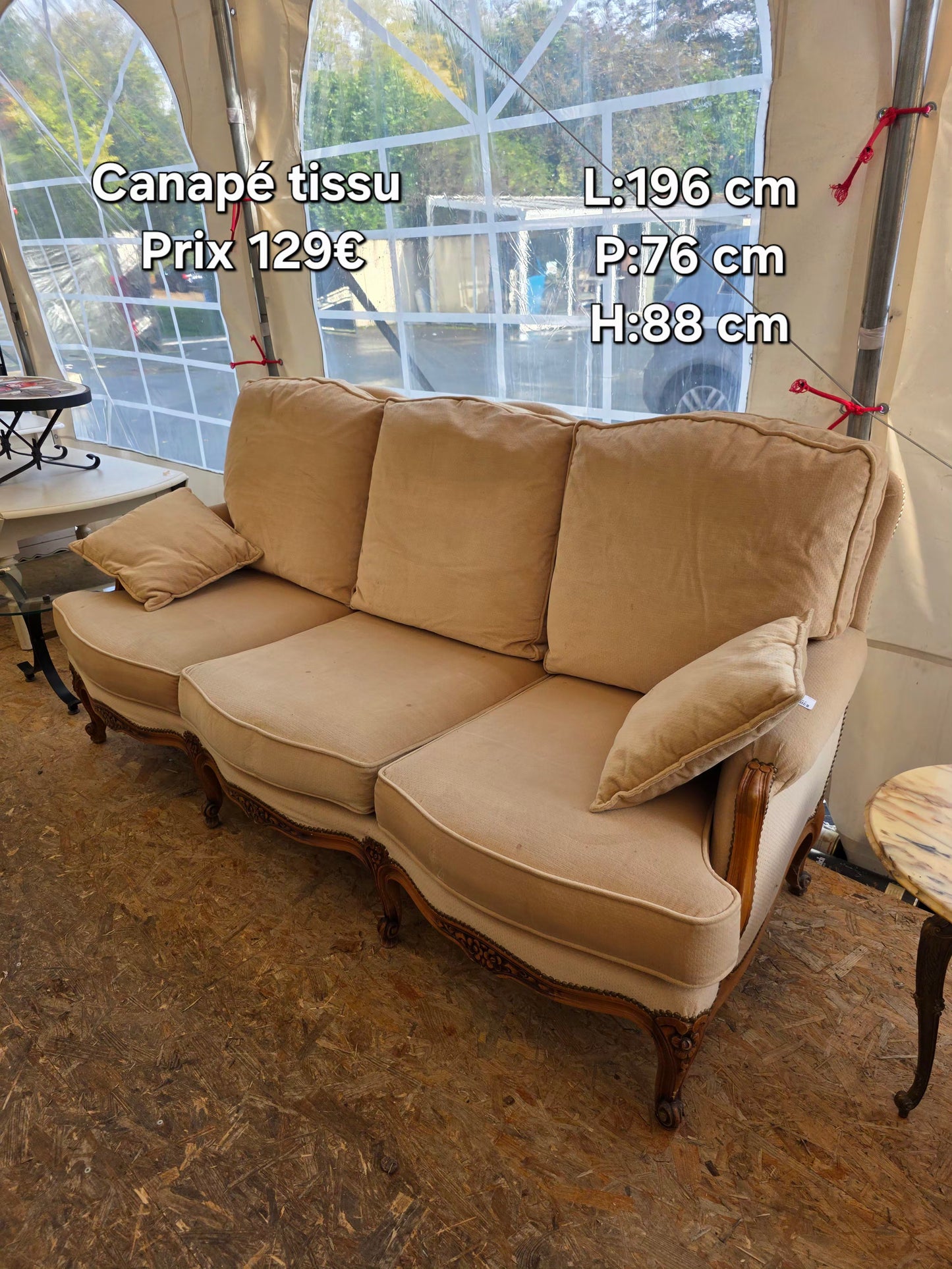 Canapé tissu 050506