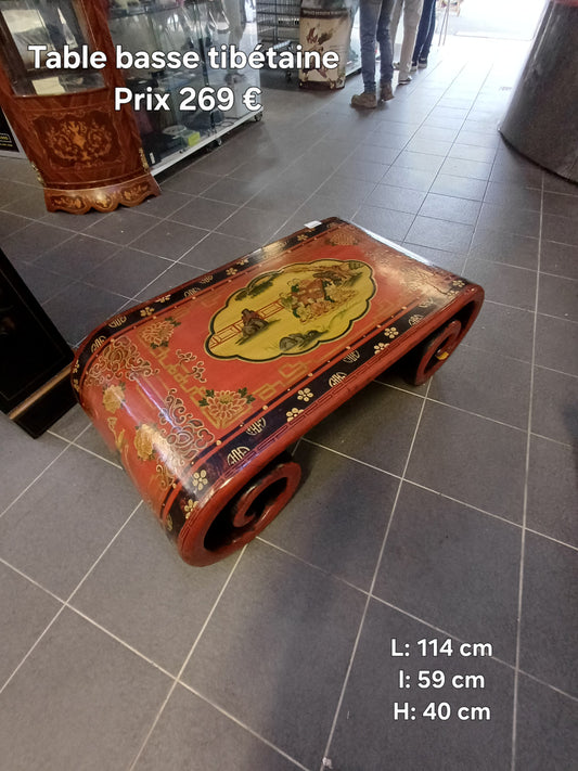 Table basse tibétaine 048919
