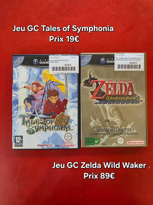 Jeu Gamecube Zelda Wild Waker 047986