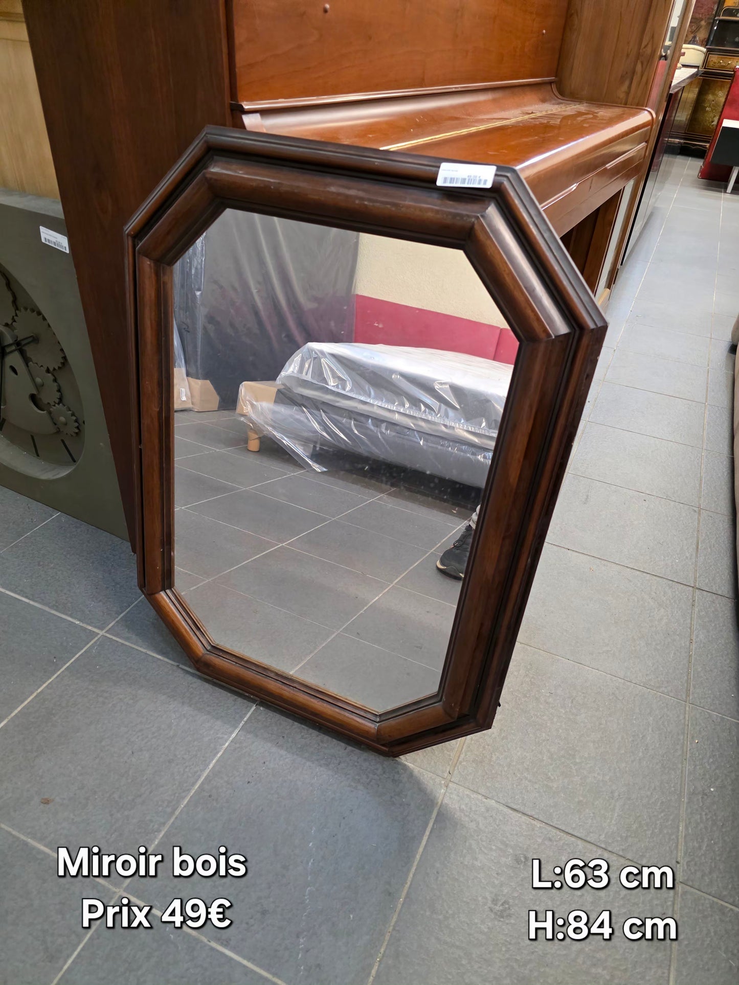 Miroir bois 054860