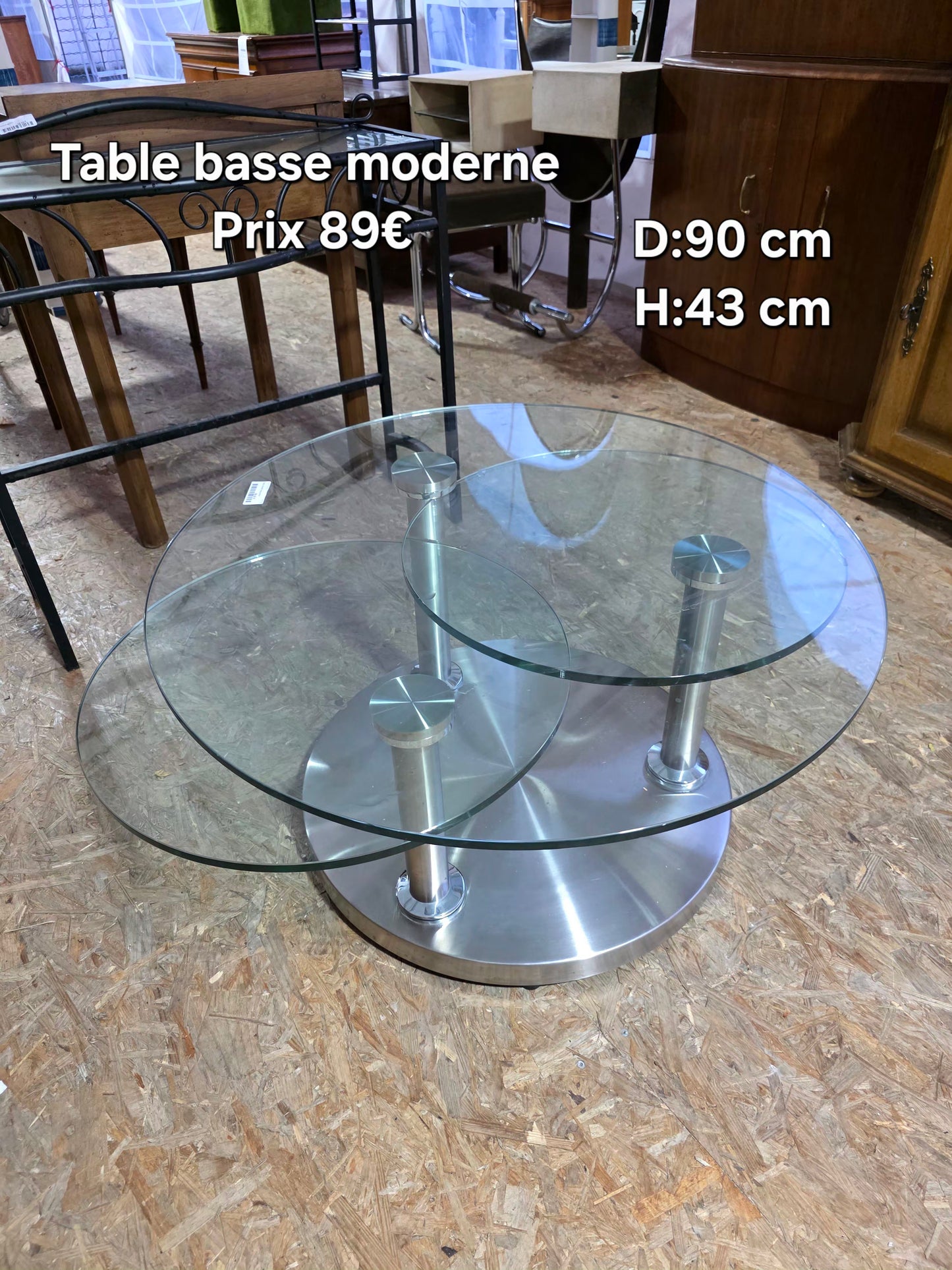 Table basse moderne 052039