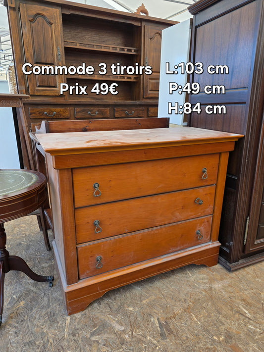 Commode 3 tiroirs 049495