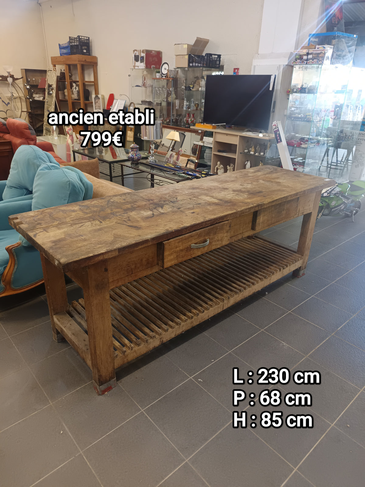 Établi ancien 068217