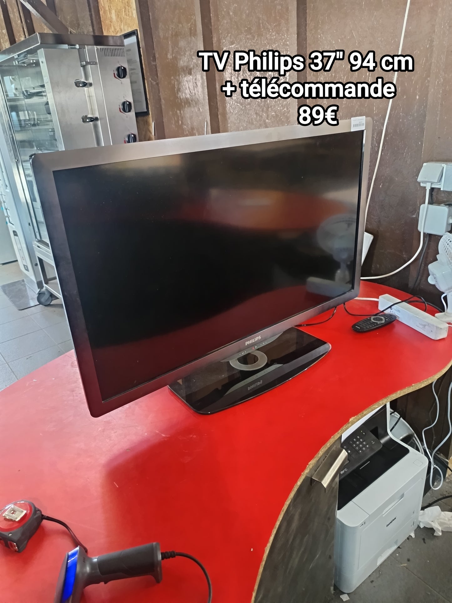 TV Philips 37 " 94 cm + télécommande 063894