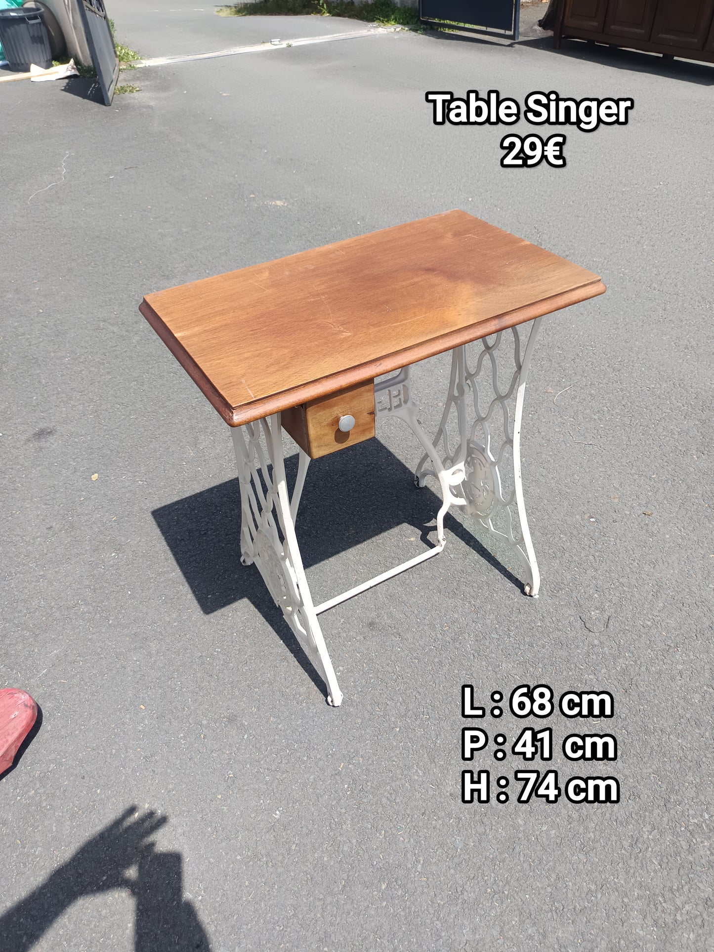 Table pied Singer 063679