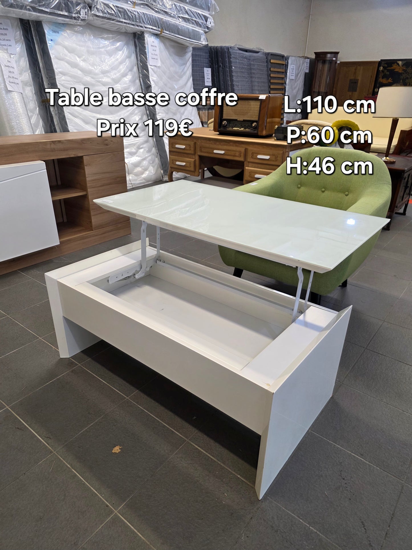 Table basse coffre moderne 049555