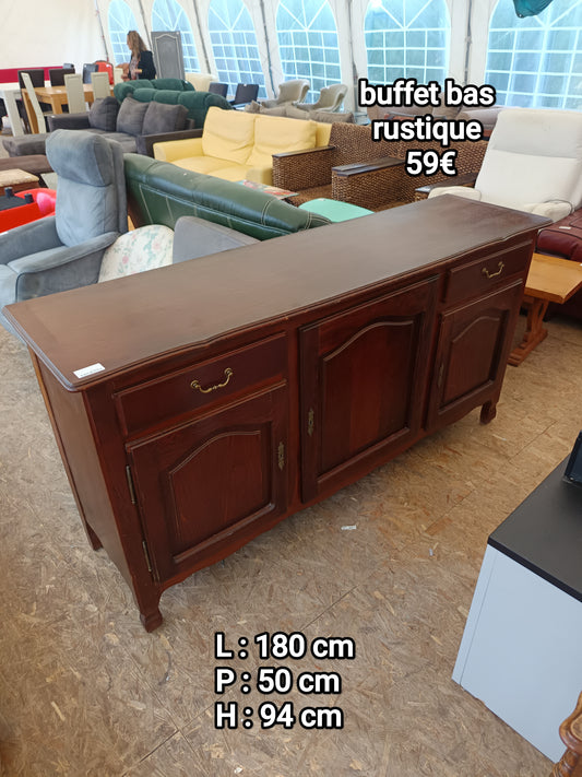 Buffet bas rustique 068369