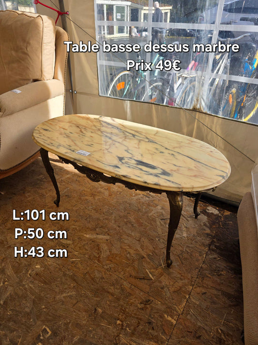 Table basse dessus marbre 050505