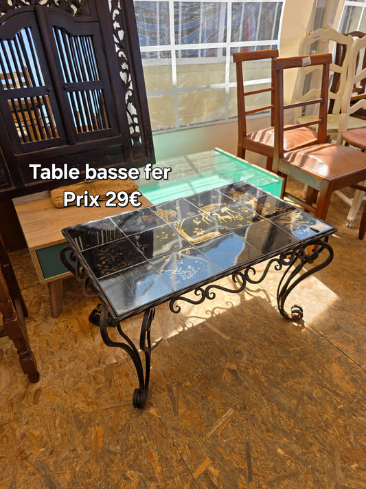 Table basse fer 042642
