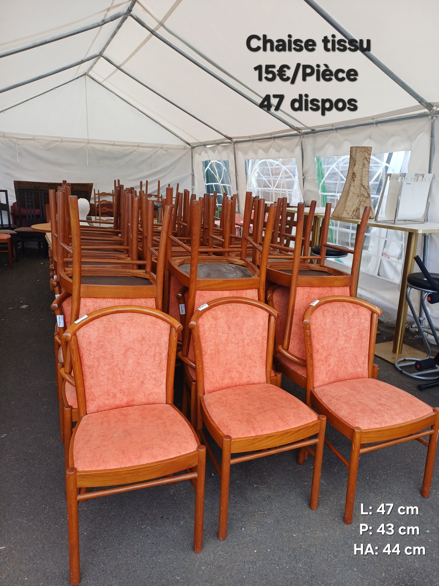 Chaise tissu 059252