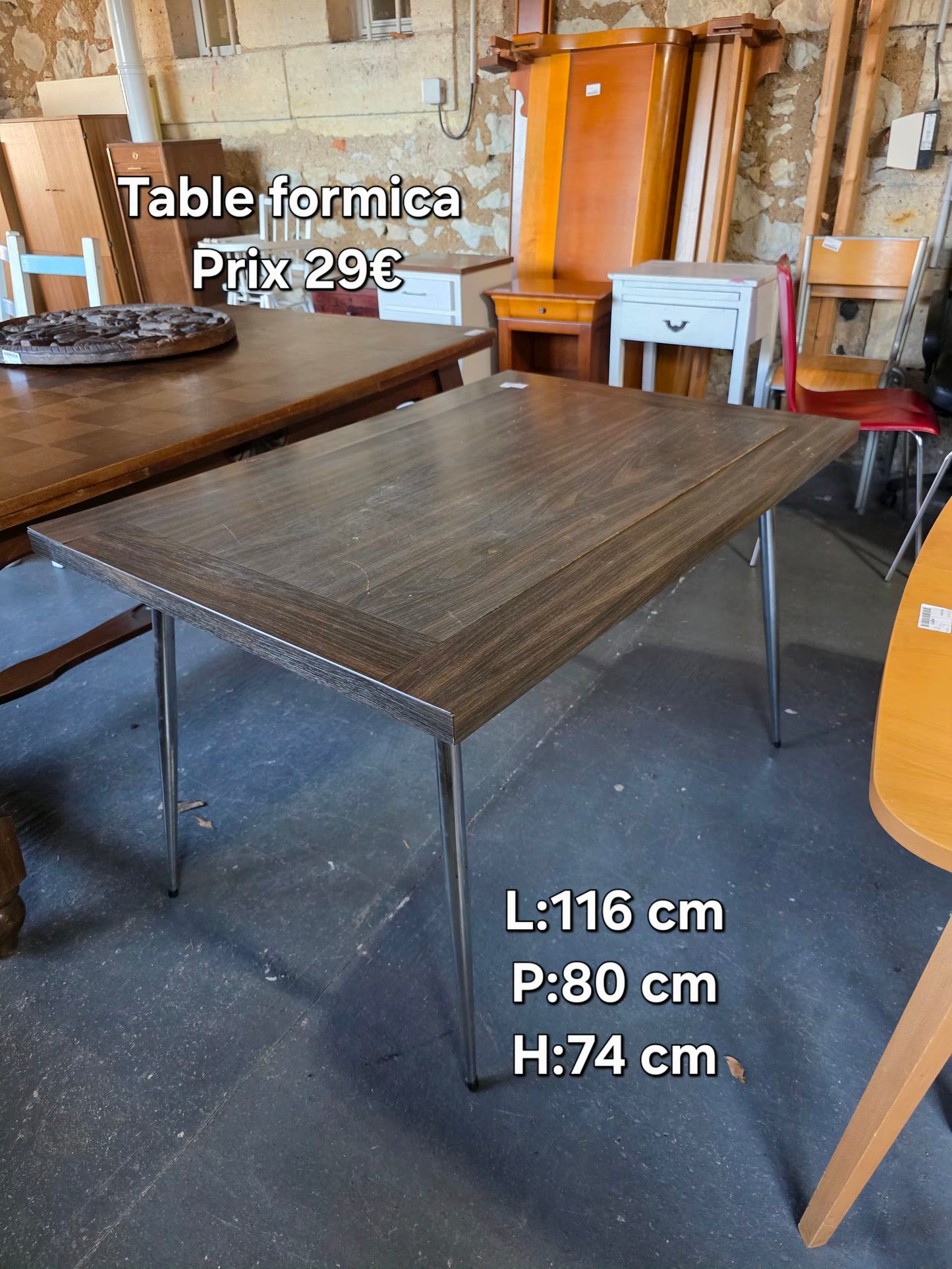 Table formica 049610