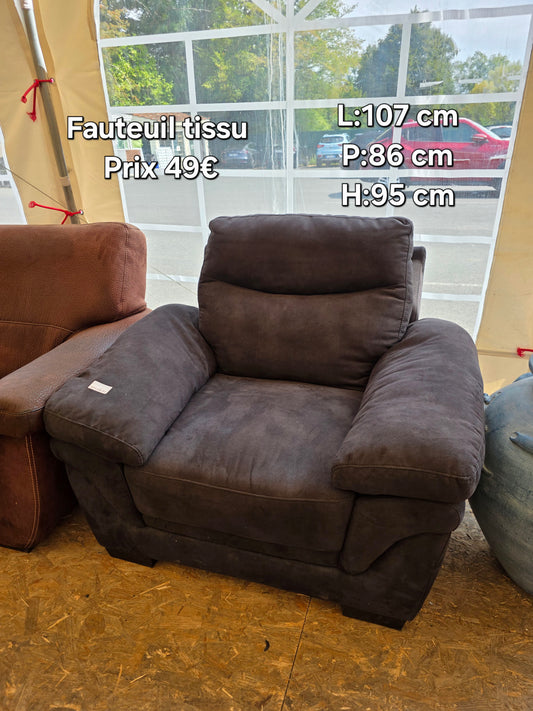 Fauteuil tissu 047030