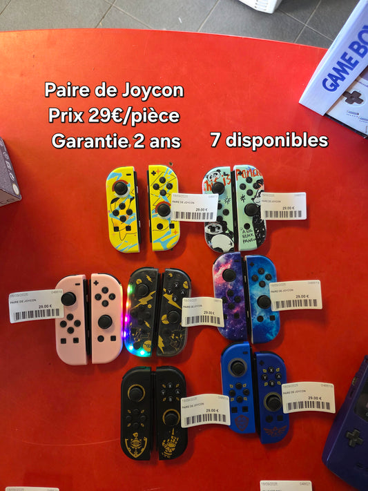 Paire de Joycon switch 048618