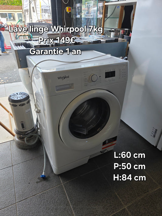 Lave linge Whirpool 7kg 047408