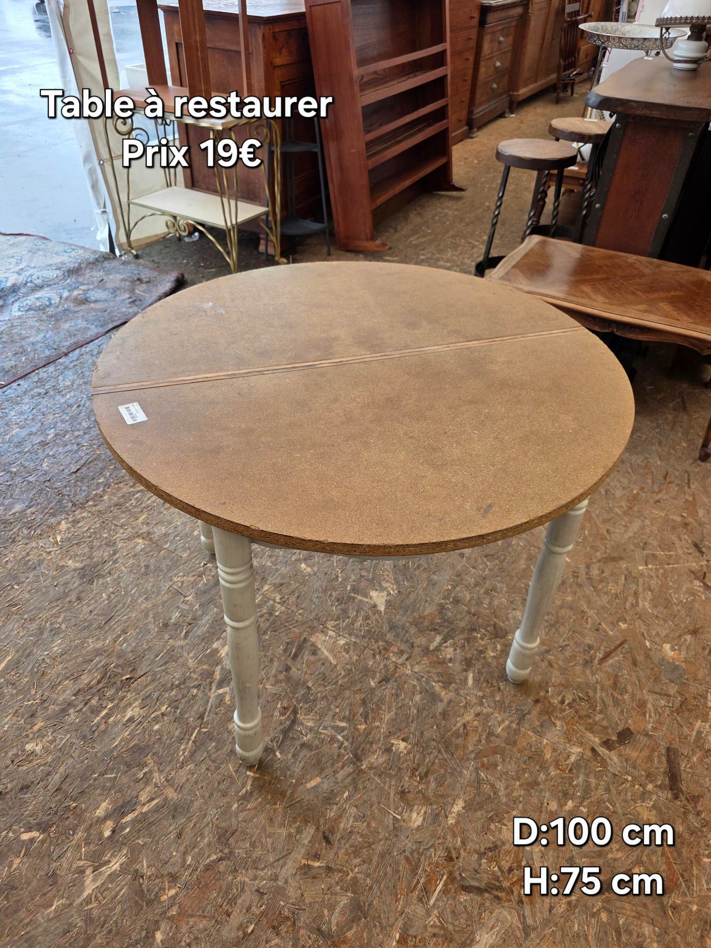 Table a restaurer 057345