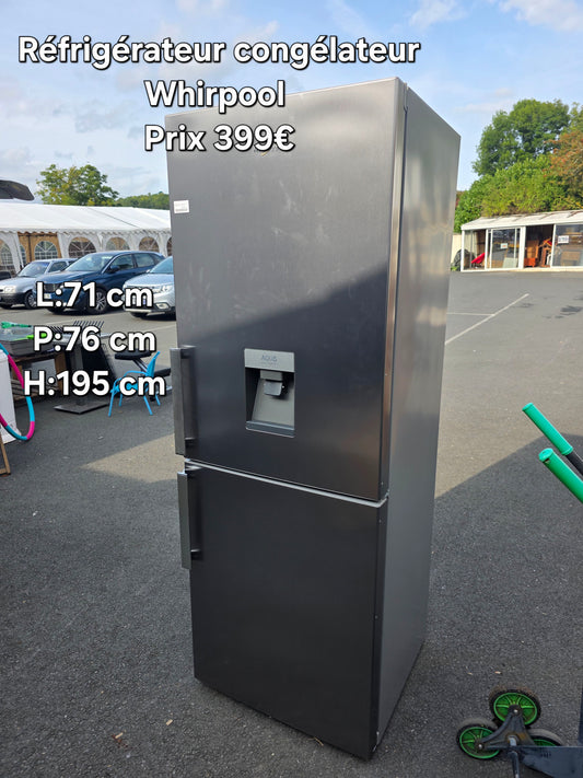 Réfrigérateur congélateur Whirpool froid ventilé 048339