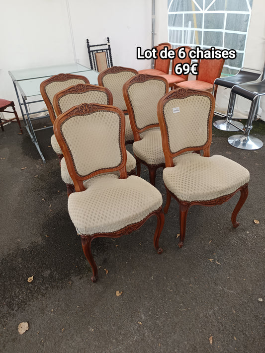 Lot de 6 chaises 062841