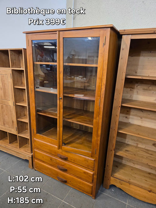 Bibliothèque en teck 054360