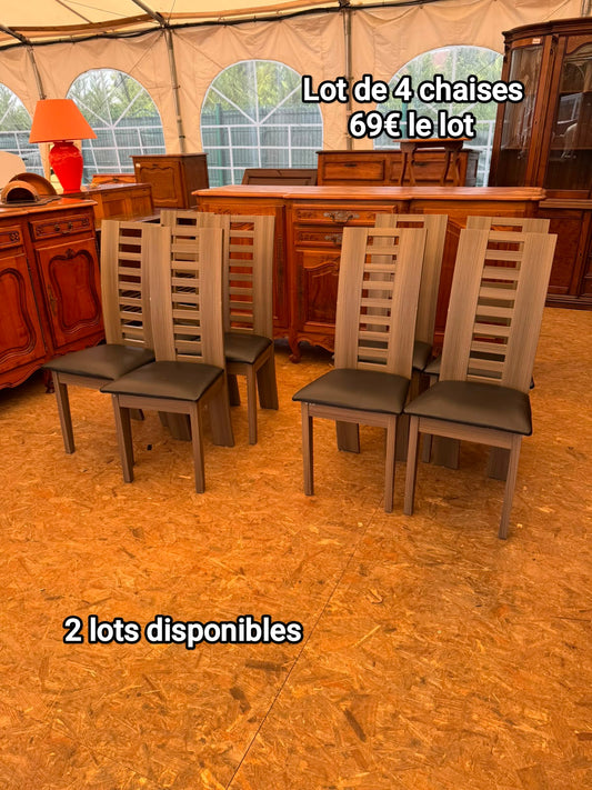 Lot de 4 chaises 063676