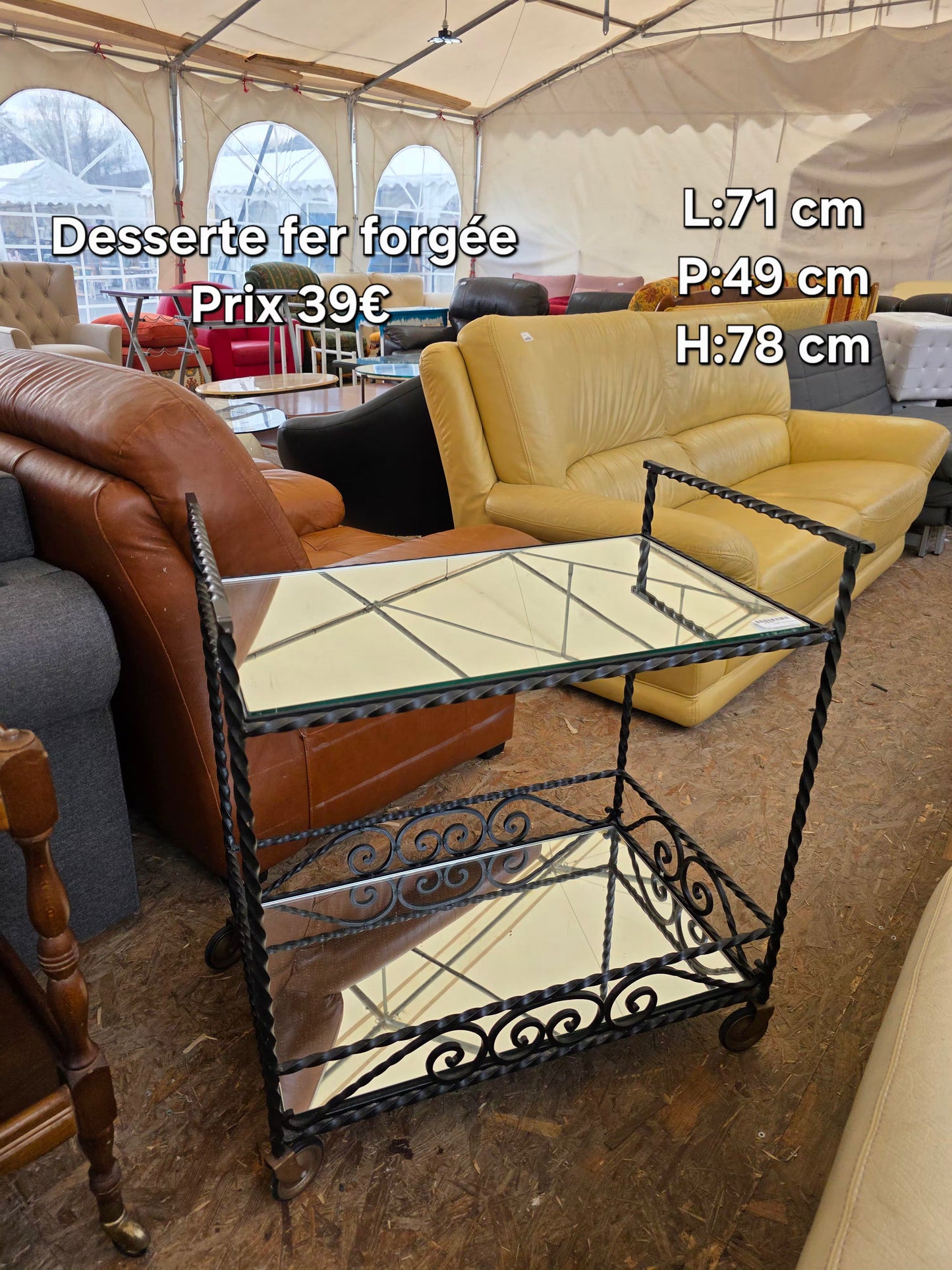 Desserte fer forgée 051804