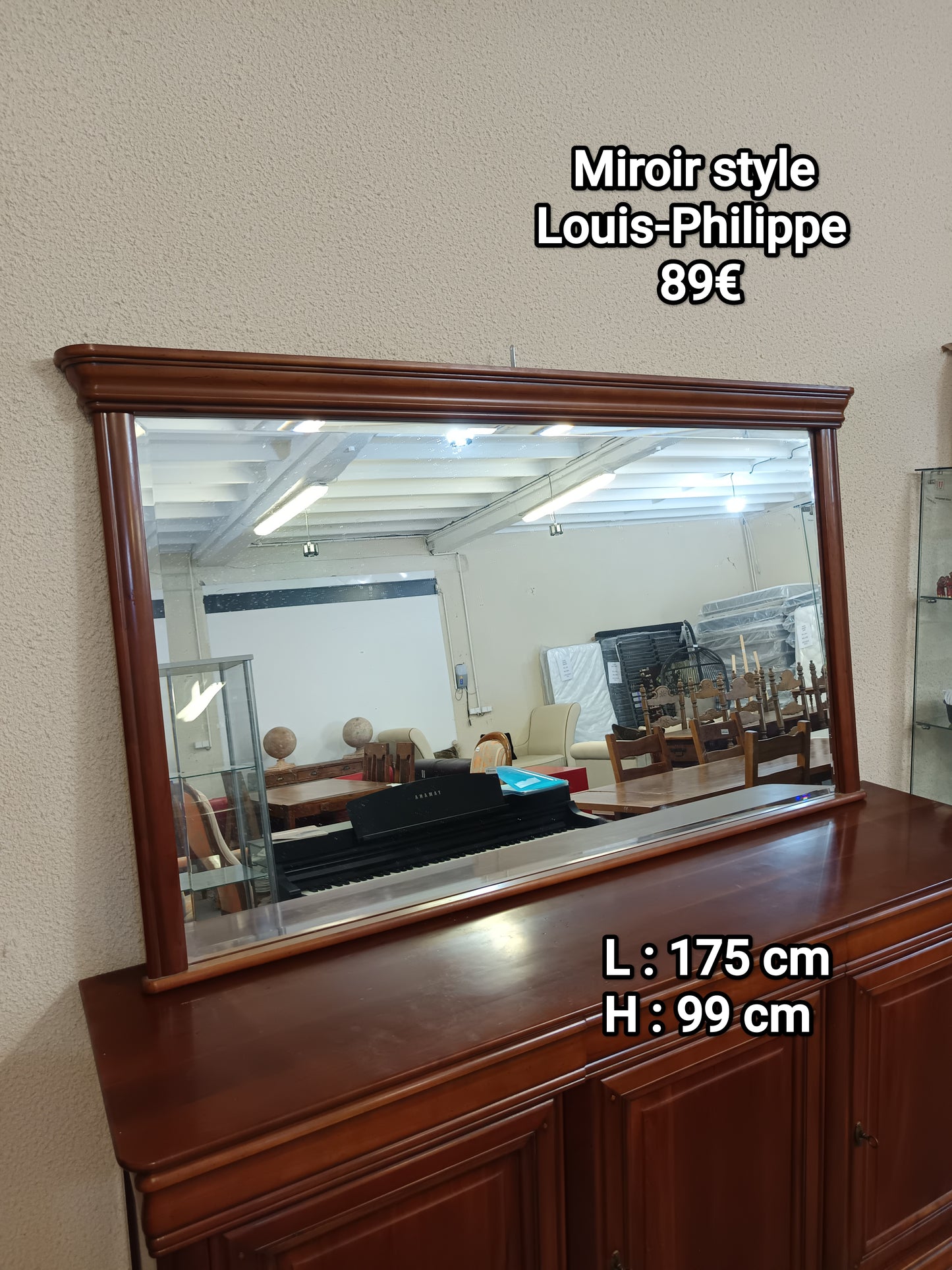 Miroir style Louis Philippe 063887