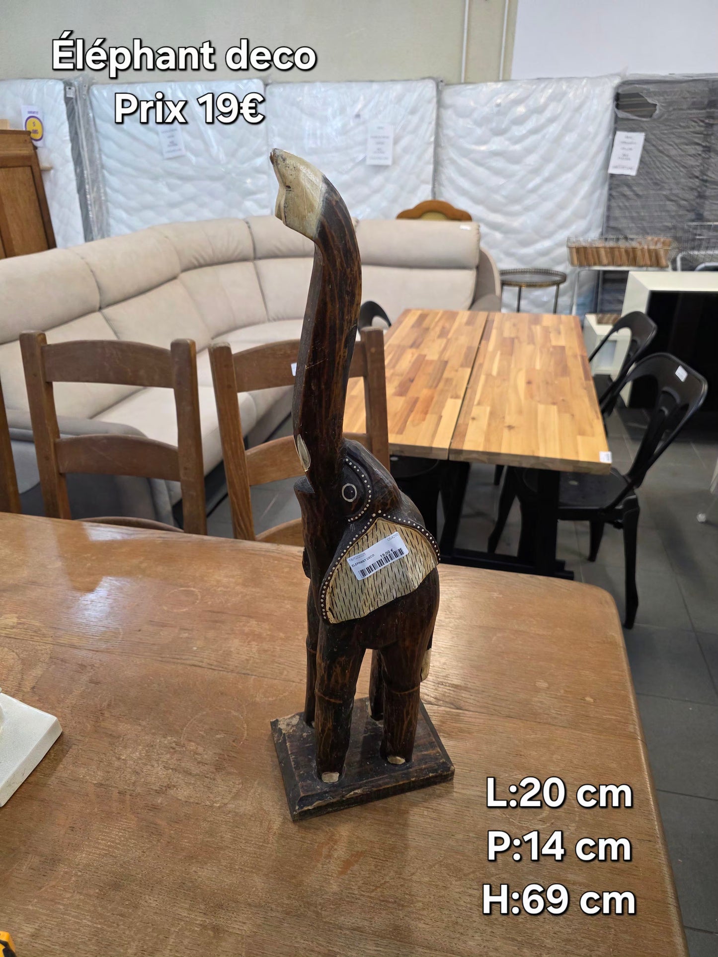 Éléphant deco 054290