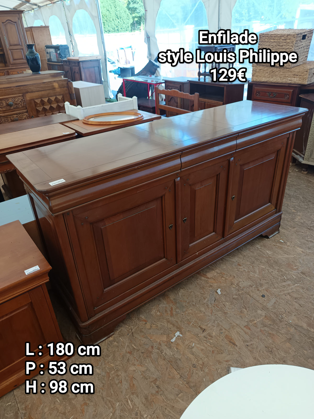 Enfilade style Louis Philippe 069034