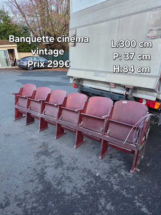 Banquette cinéma vintage 052656