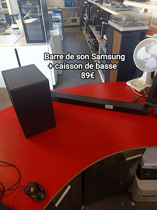 Barre de son Samsung+  caisson de basse sans fil 045869