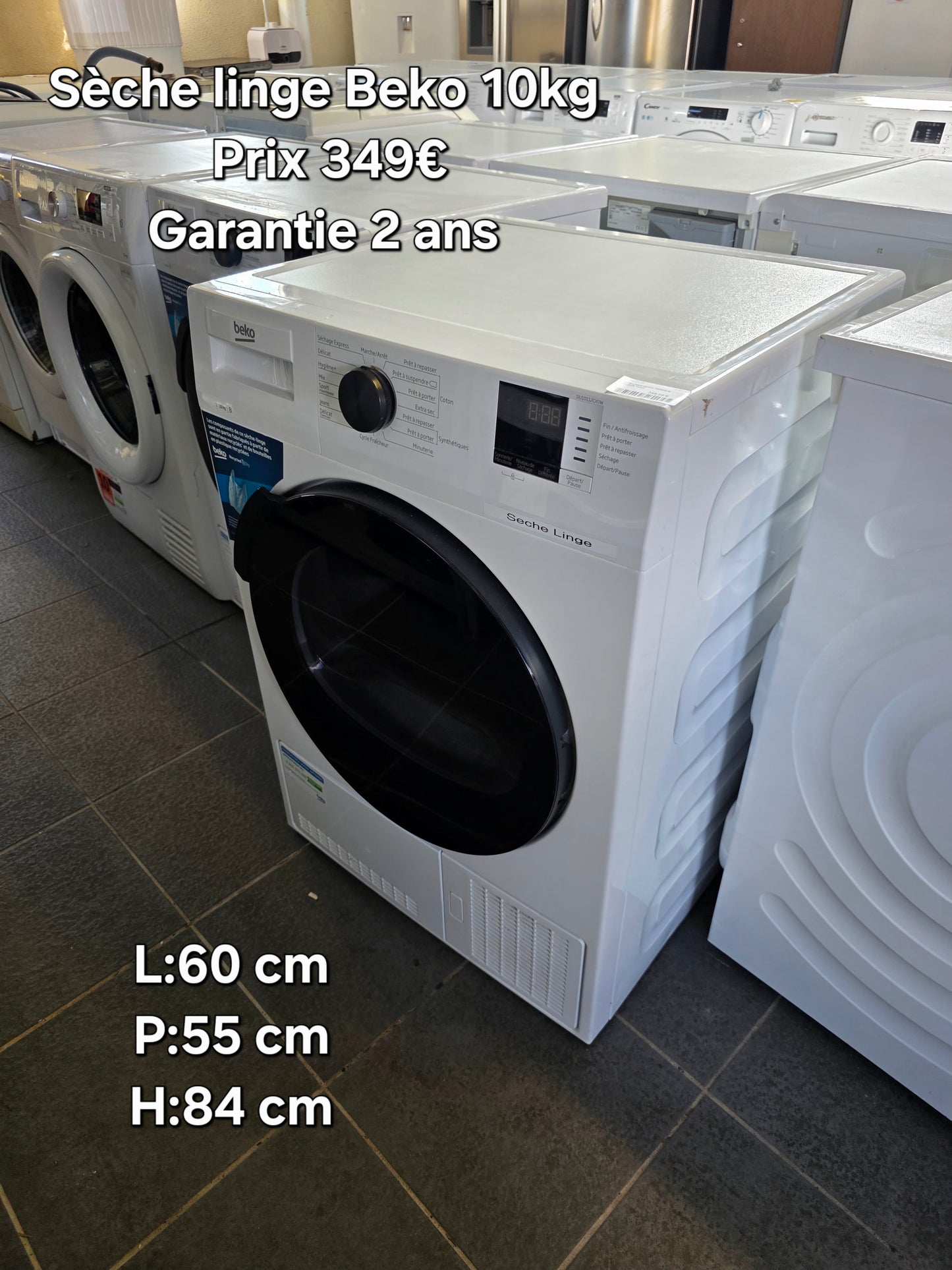 Sèche linge Beko pompe a chaleur 10kg 049842