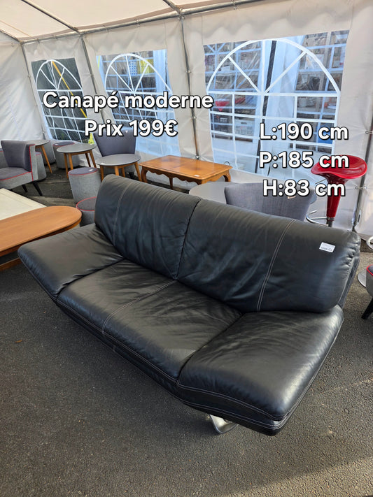 Canapé moderne cuir 047396