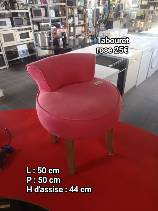 Tabouret rose 063385
