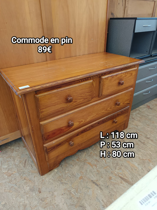 Commode en pin 047704
