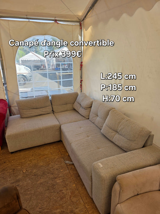 Canapé ďangle convertible 047393