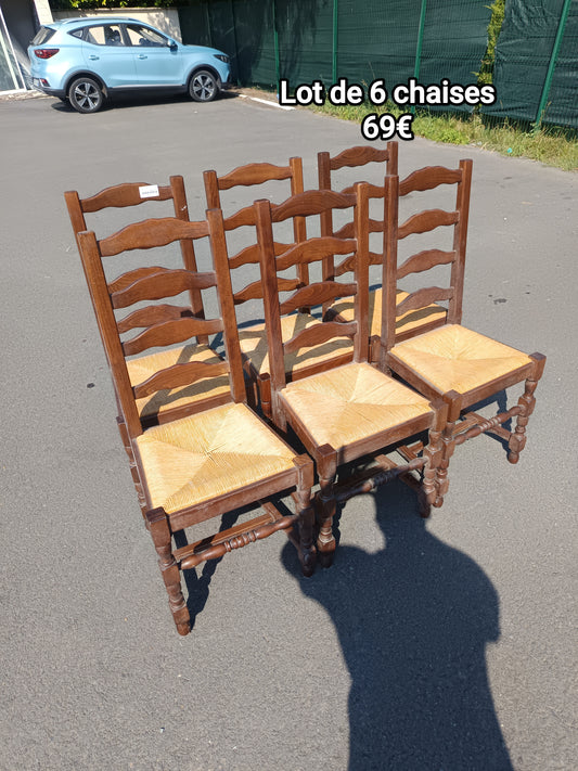 Lot de 6 chaises 063891