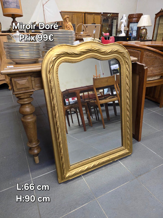 Miroir doré 052085
