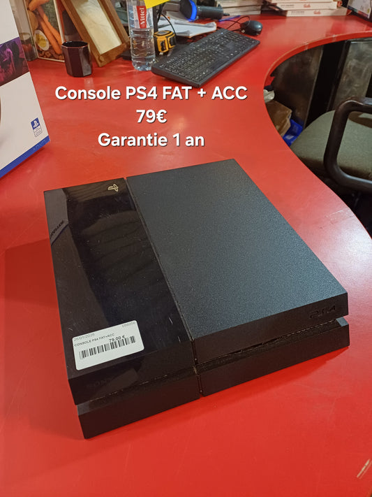Console PS4 FAT + ACC 056056 Garantie 1 an
