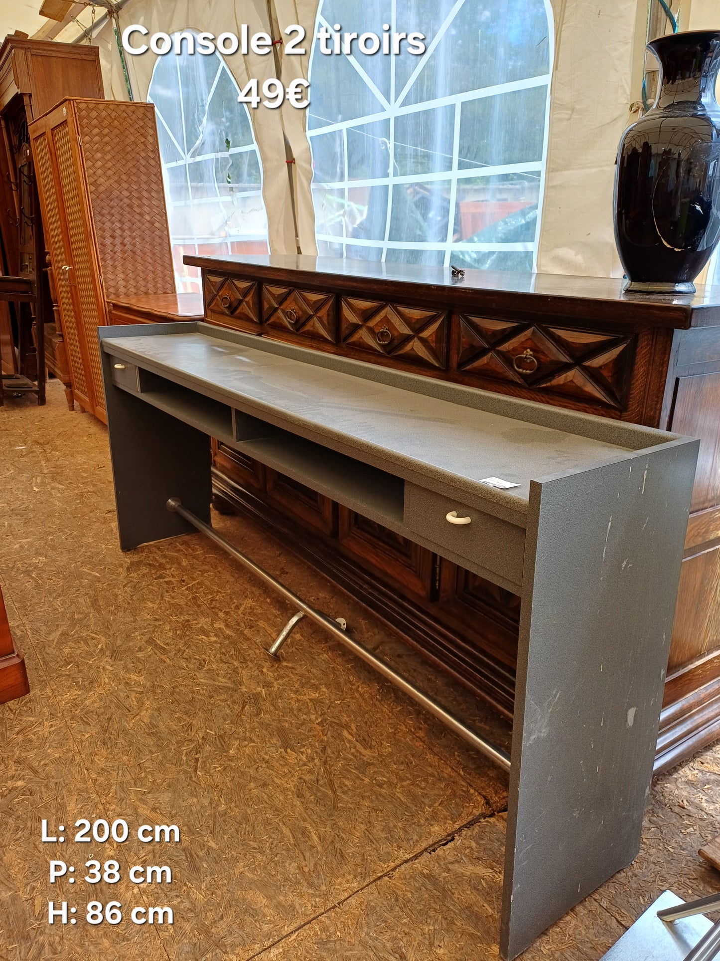 Console 2 tiroirs 067180