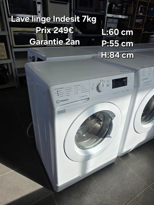Lave linge indesit 7kg 049740