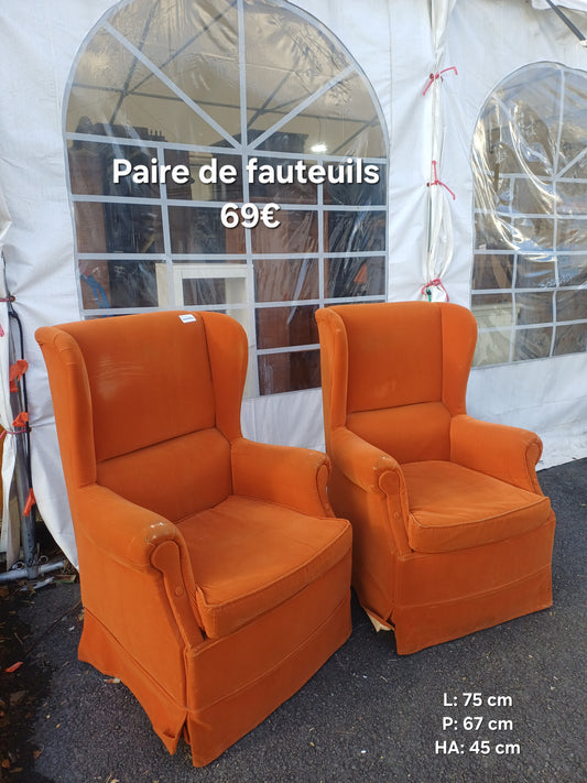 Paire de fauteuils 056766