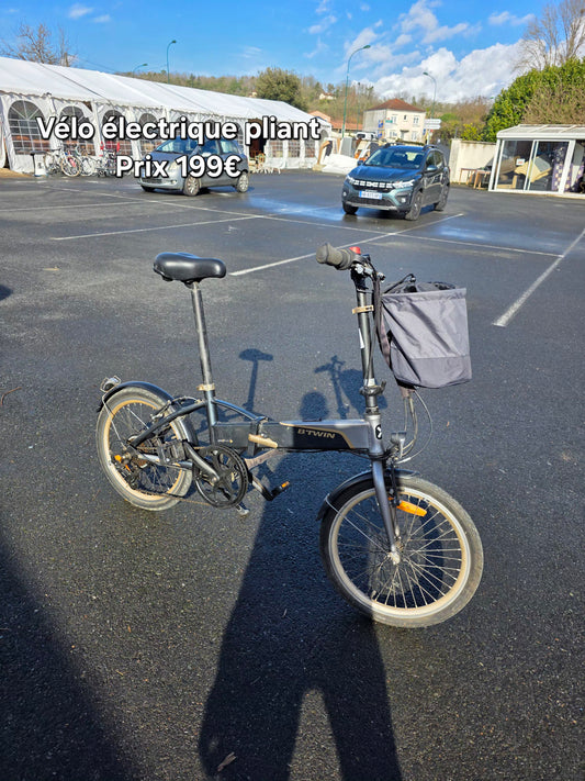 Vélo électrique pliant