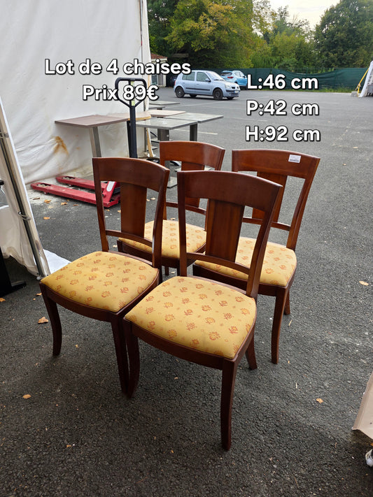 Lot de 4 chaises 047090